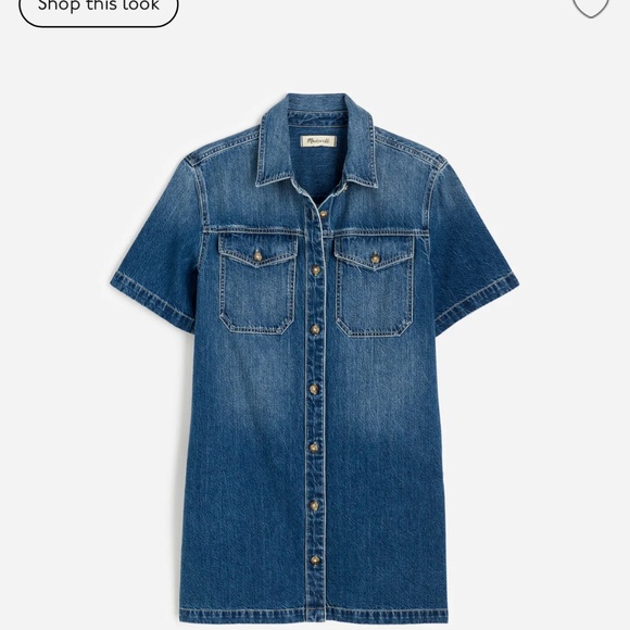 Madewell Other - Denim Boxy Shirtdress